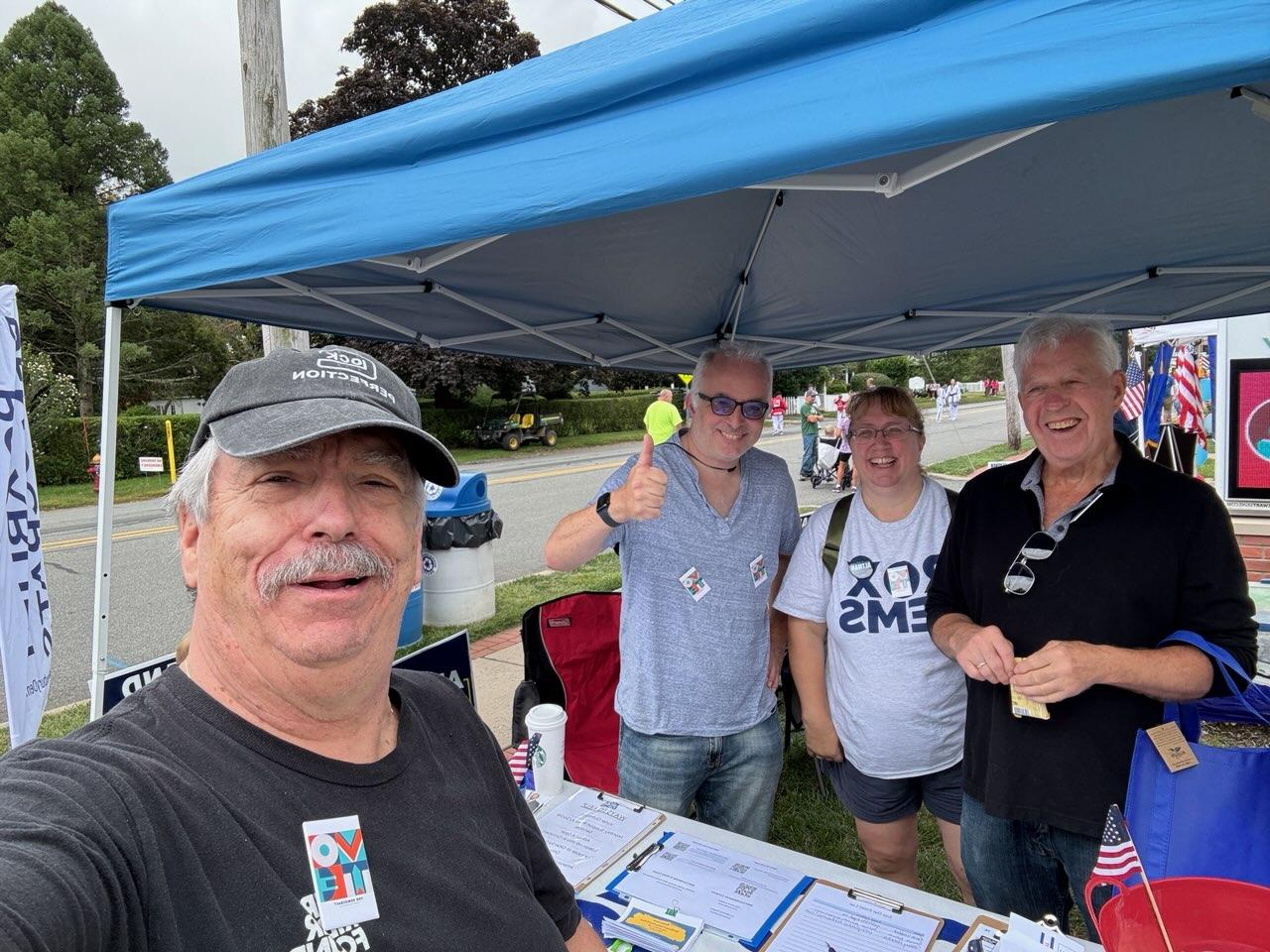 Roxbury Democrats at Olde Suckasunny Day